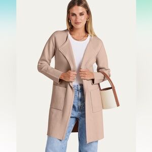 Women's Open Front Knit Cardigan